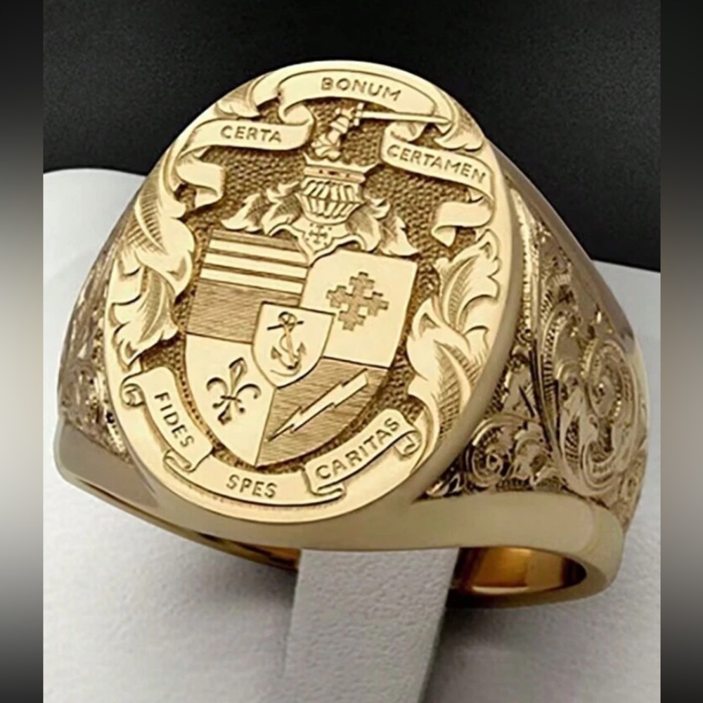 18K Gold Plated Men Ring,